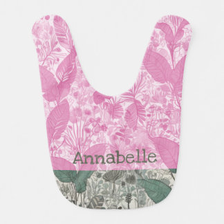 Customizable Name baby girl Baby Bib