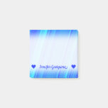 [ Thumbnail: Customizable Name; Blue and Cyan Lines Pattern Notes ]