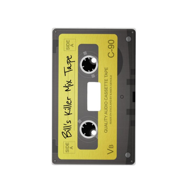 Customizable Name Cool Cassette Mix Tape 1980s 80s Light Switch Cover (Front)