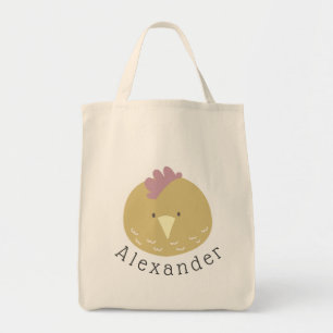 Customizable Name Cute Chick Tote Bag