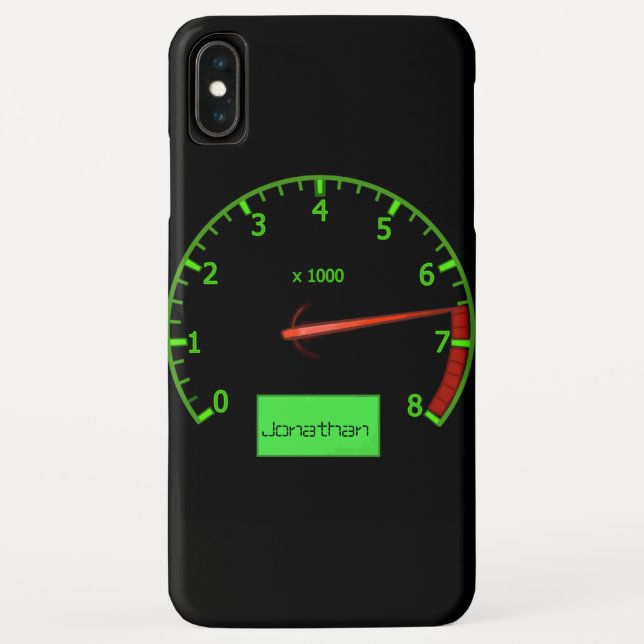 Customizable name gearhead car Fan Case-Mate iPhone Case (Back)