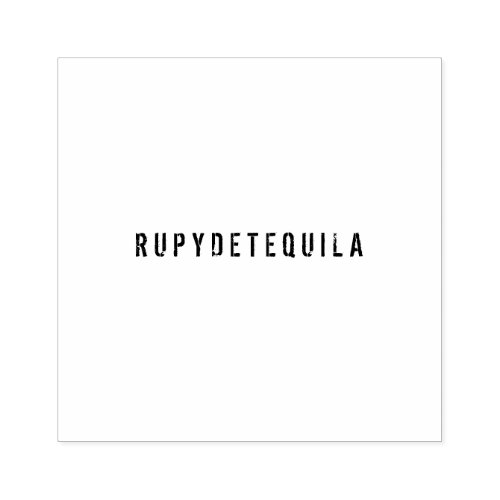 Customizable Name Golden Glitz Rubber Stamp