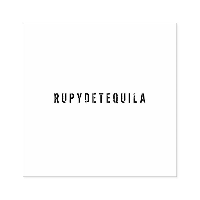 Customizable Name Golden Glitz Rubber Stamp (Imprint)