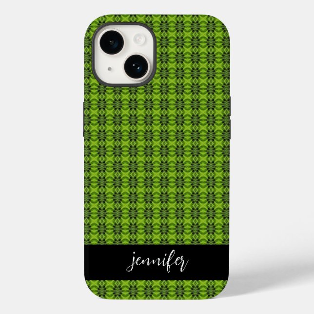 Customizable name Kiwi fruit pattern Case-Mate iPhone Case (Back)