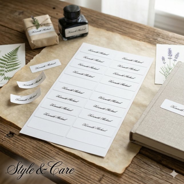 Customizable Name Labels for Personal and Office U (Customizable Name Labels for Personal and Office Use)