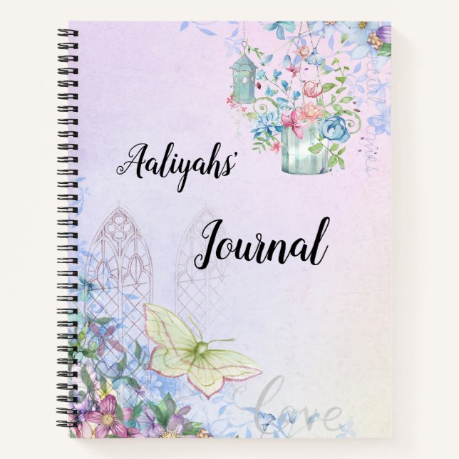Customizable Name  Notebook (Front)