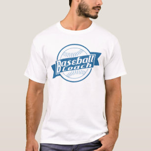 Customizable Name & Number Baseball Coach T-Shirt