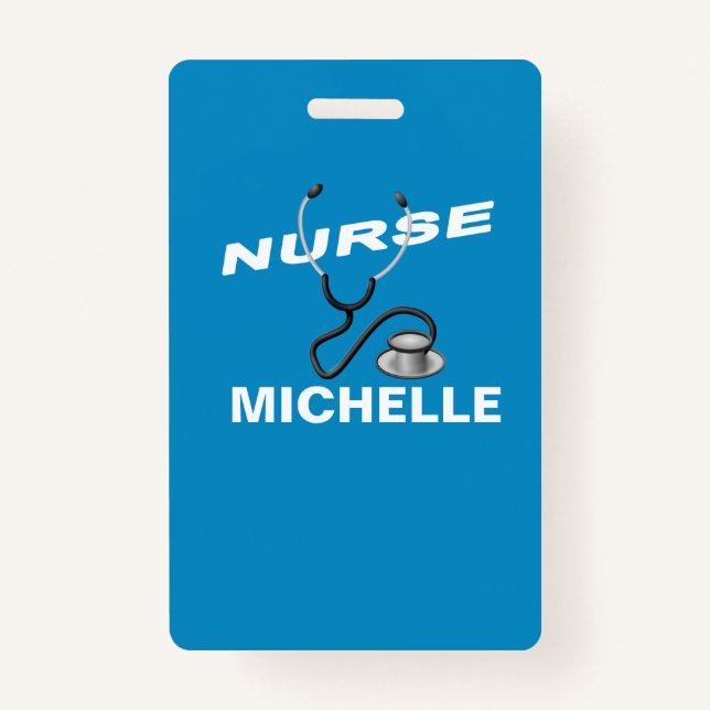 Customizable Name Nurse Badge (Front)