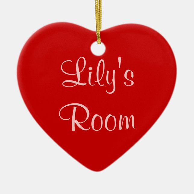 Customizable Name Ornament (Front)