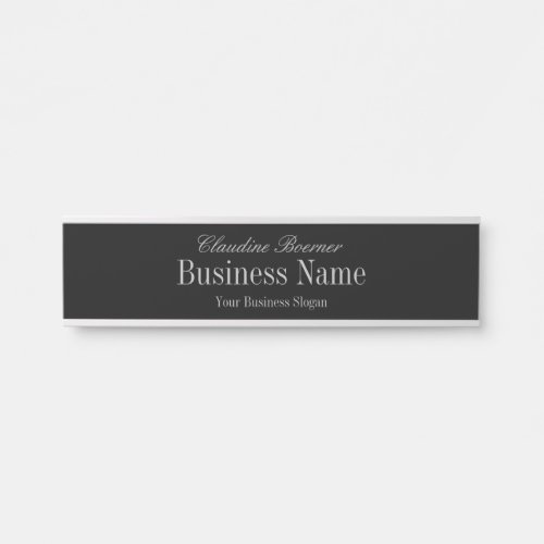 Customizable Name Plate Crafter Artist Business