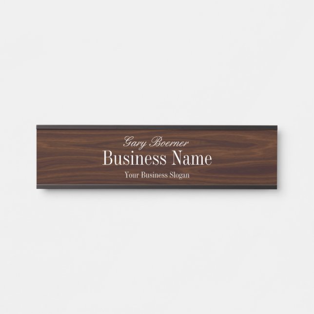 Customizable Name Plate Crafter Artist Business (Front)