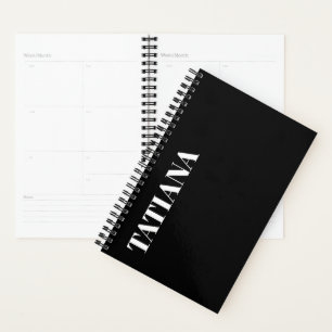 Customizable Name Polished Organized Empowering Planner