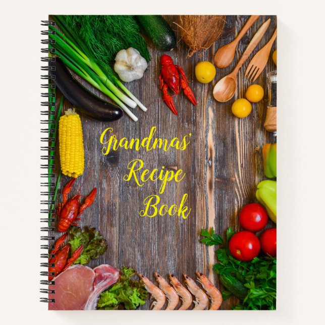 Customizable Name Recipe Book (Front)