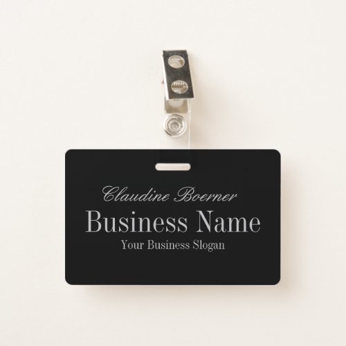 Customizable Name Tag Badge Crafter Shown w Clip