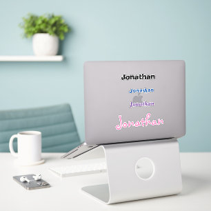 Customizable Name Tag Stickers