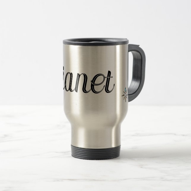 Customizable Name Travel Mug (Front Right)