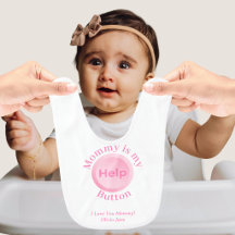Customizable Names Funny Baby Shower Gift Bib