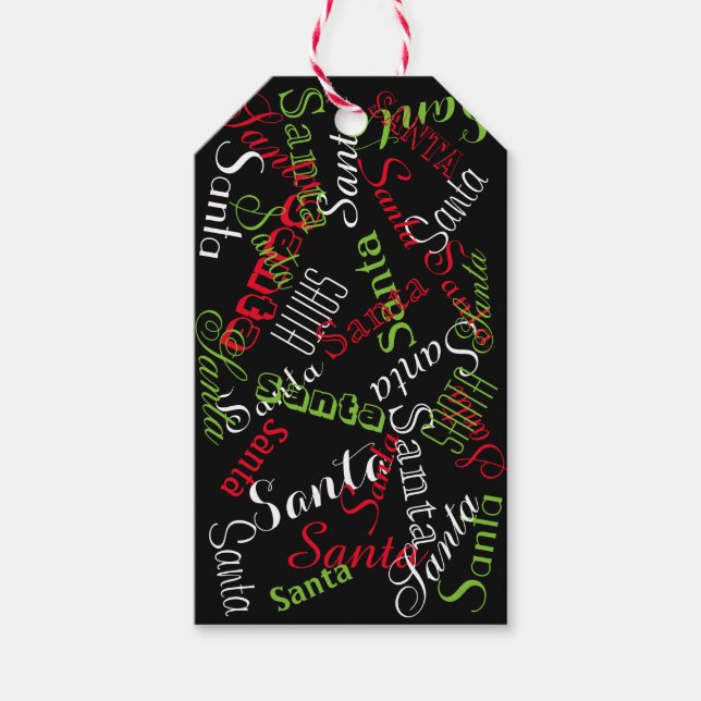 Customizable Names Gift Tags (Front)
