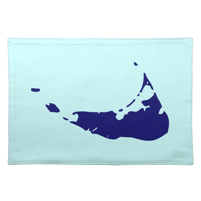 Customizable Nantucket Map Placemat (Front)