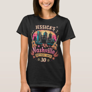 Customizable Nashville Birthday T-Shirt 