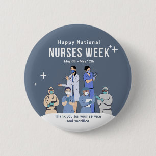 Customizable National Nurses Week Button