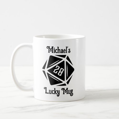 Customizable Natural 20 Lucky Coffee Mug