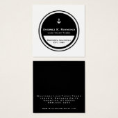 Customizable Nautical Anchor Circle (Front & Back)