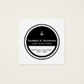 Customizable Nautical Anchor Circle (Front)