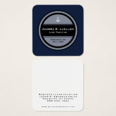 Customizable Nautical Anchor Circle (Front & Back)