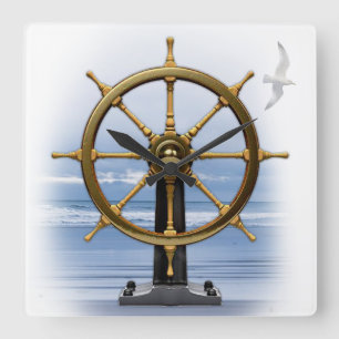 Customizable Nautical Wall Clock