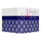Customizable Navy Damask Wedding Planner Binders
