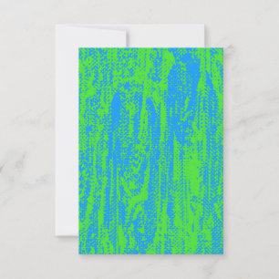 Customizable Neon Halftone Grunge Blank Invitation