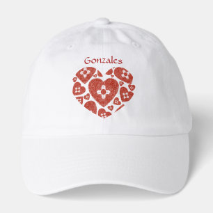 Customizable New Mexico Zia Heart Hat