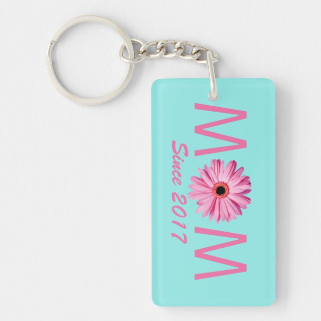 Customizable New Mother Keychain (Front)