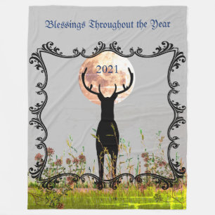 Customizable New Years 2022 Gift Fleece Blanket
