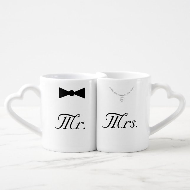 Customizable Newlywed Lovers' mug (Front Nesting)