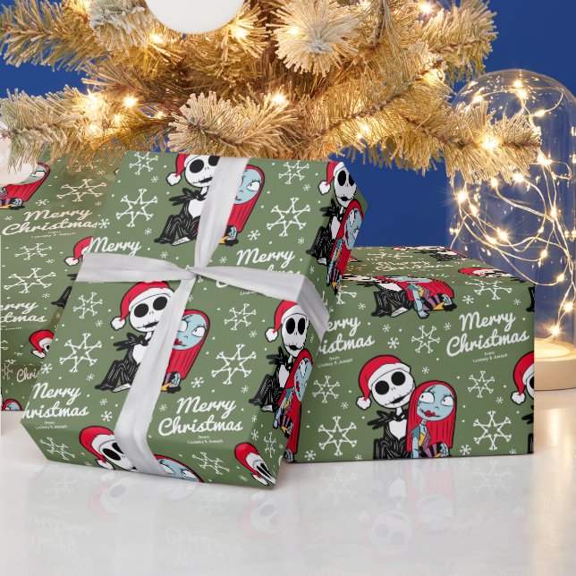 Customizable Nightmare Before Christmas  Wrapping Paper (Holidays)