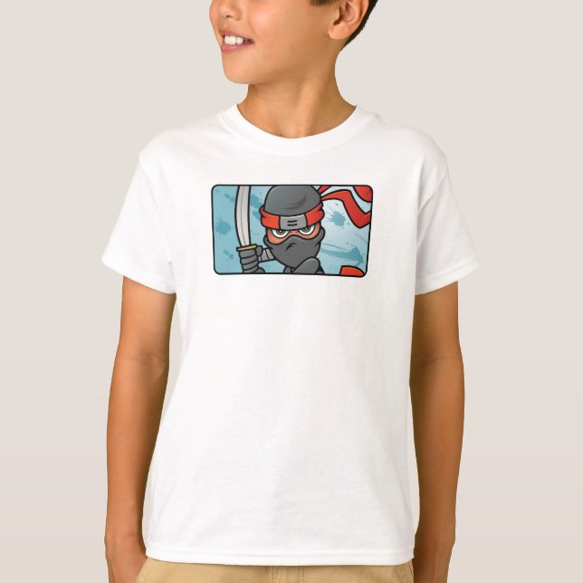 Customizable Ninja Design T-Shirt (Front)