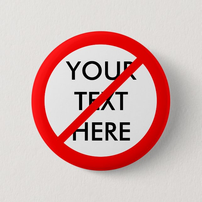CUSTOMIZABLE "NO" BUTTON (Front)