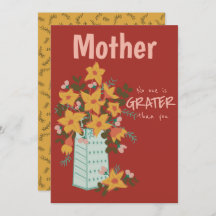 Customizable 'No one is Grater' - Greeting Card