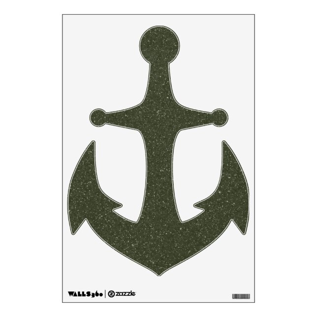 Customizable Noise-Texture Anchor Wall Decal (Front)