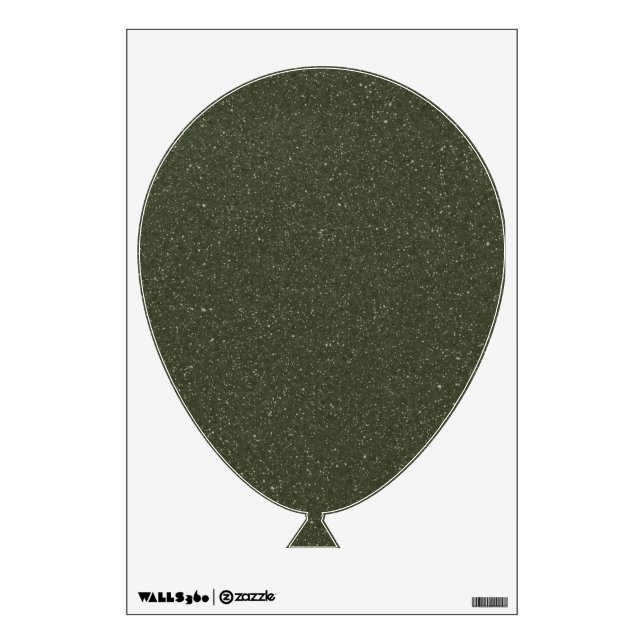 Customizable Noise Texture Balloon Wall Decal (Front)