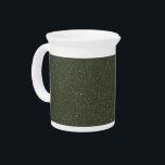 Customizable Noise-Texture Moss Green Pitcher<br><div class="desc">Bring sophisticated texture to your table with this customizable porcelain pitcher, wrapped in a moss green design featuring a speckled noise effect. The gritty, organic finish adds depth and visual interest, making it ideal for events where subtle luxury matters—think boutique hotels, branded brunches, or upscale weddings. Perfect for bulk use...</div>