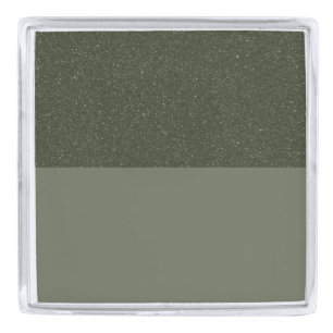 Customizable Noise Top Moss Green Lapel Pin