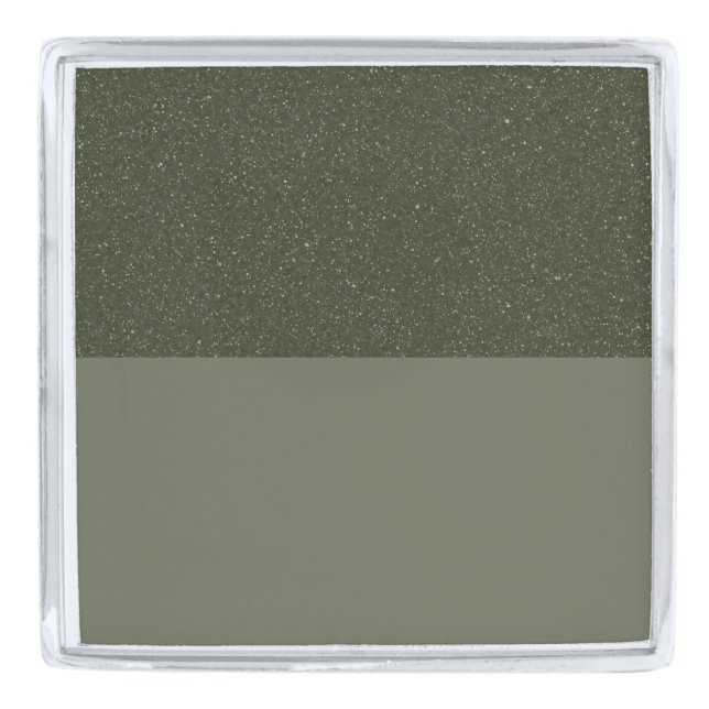 Customizable Noise Top Moss Green Lapel Pin (Front)