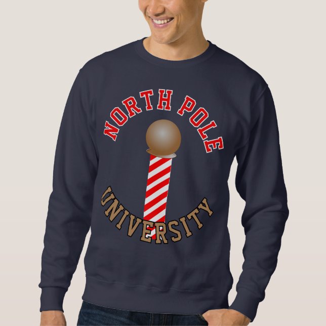 Customizable North Pole University Logo Sweatshirt (Front)