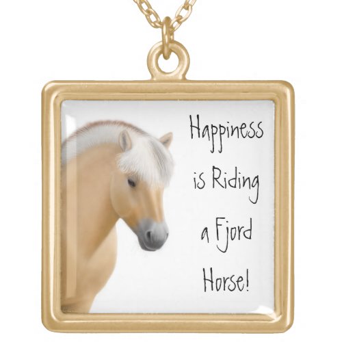 Customizable Norwegian Fjord Horse Necklace