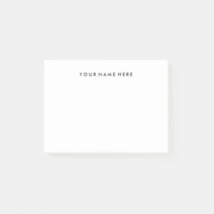 Customizable Note Post-it® Pad in Black