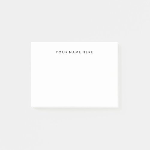 Customizable Note Post_it Pad in Black