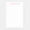 Customizable Note Stickie Pad in Red